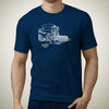 new-holland-combine-harvester-premium-tractor-art-men‚Äôs-t-shirt