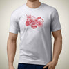 HA Honda CBR 650R 2019 Premium Motorcycle Art Men T-Shirt