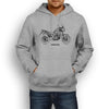 Honda Africa Twin 2016 Premium Motorcycle Art Men’s Hoodie