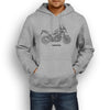 Honda CB500X 2017 Premium Motorcycle Art Men’s Hoodie