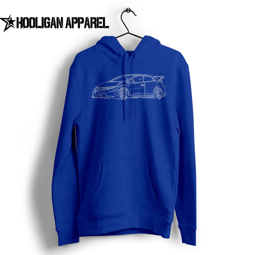 Honda Civic Type R 2016 . Inspired Car Art Men’s Hoodie