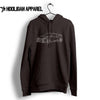 Honda Civic Type R 2018 Inspired Car Art Men’s Hoodie
