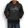 Honda Gold Wing F6B 2017 Premium Motorcycle Art Men’s Hoodie