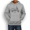 Honda Grom 2017 Premium Motorcycle Art Men’s Hoodie