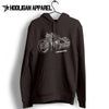 Honda motorbike custom motorbikes Premium Motorcycle Art Men’s Hoodie