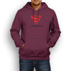 MARVEL / DC INSPIRED FAN ART LOGO SUPERMAN DESIGN HOODIE