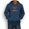 MARVEL / DC INSPIRED FAN ART LOGO SUPERMAN DESIGN HOODIE