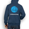 MARVEL / DC INSPIRED FAN ART LOGO FANTASTIC 4 DESIGN HOODIE