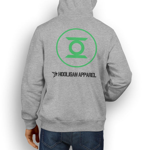 MARVEL / DC INSPIRED FAN ART LOGO GREEN LANTERN  DESIGN HOODIE