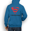 MARVEL / DC INSPIRED FAN ART LOGO SUPERMAN DESIGN HOODIE