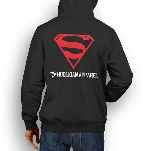 MARVEL / DC INSPIRED FAN ART LOGO SUPERMAN DESIGN HOODIE