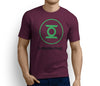 MARVEL / DC INSPIRED FAN ART LOGO GREEN LANTERN DESIGN T-SHIRT