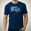 living-aprilia-Rs125-Replica-gp1-2018-premium-motorcycle-art-men-s-t-shirt