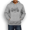 Hyosung GD250R Premium Motorcycle Art Men’s Hoodie