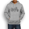 Hyosung GT250 Premium Motorcycle Art Men’s Hoodie