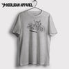Indian Scout Bobber Premium Motorcycle Art Men’s T-Shirt