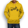 JL Illustration for a Aprilia SXV450 Motorbike fan Hoodie