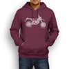 JL Illustration for a Aprilia SXV450 Motorbike fan Hoodie