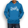 JL Illustration for a Aprilia Shiver 750 Motorbike fan Hoodie