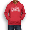 JL Illustration for a Aprilia Tuono 1000R Factory Motorbike fan Hoodie