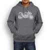 JL Illustration for a Aprilia Tuono V4 1100RR Motorbike fan Hoodie