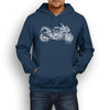JL Illustration for a Aprilia Tuono V4 1100RR Motorbike fan Hoodie