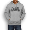 JL Illustration for a Aprilia Tuono V4 1100 Factory Motorbike fan Hoodie