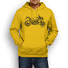 JL Illustration for a Aprilia Tuono V4 R APRC Motorbike fan Hoodie