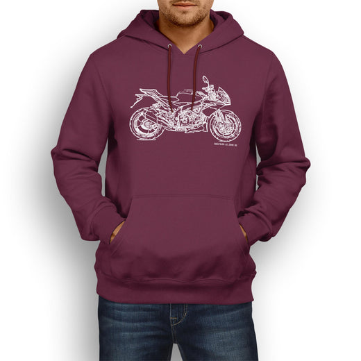 JL Illustration for a Aprilia Tuono V4 R APRC Motorbike fan Hoodie