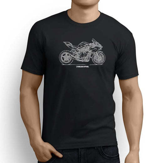 Kawasaki Ninja H2R 2017 Premium Motorcycle Art Men’s T-Shirt