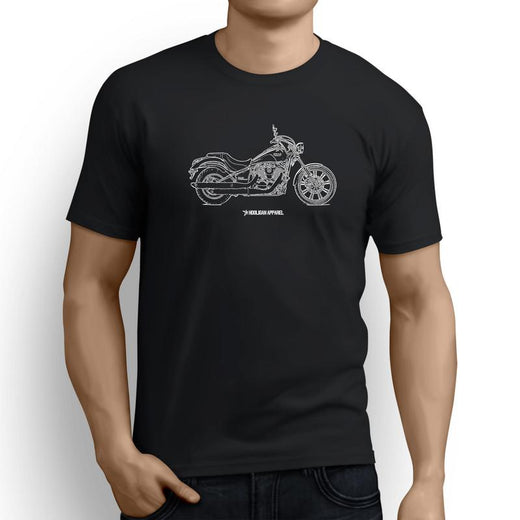 Kawasaki Vulcan 900 Custom 2017 Premium Motorcycle Art Men’s T-Shirt