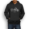 Kawasaki Vulcan 900 Custom 2017 Premium Motorcycle Art Men’s Hoodie