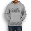 Kawasaki Z900 2017 Premium Motorcycle Art Men’s Hoodie