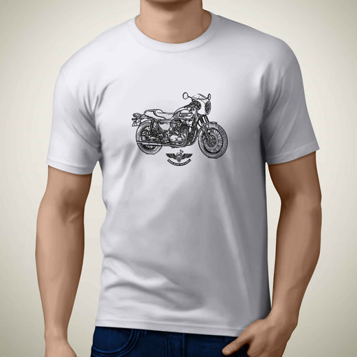 HA Kawaski W800 Cafe 2019 Premium Motorcycle Art Men T-Shirt