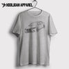 Lexus LS500 F Sport 2018 Inspired Car Art Men’s T-Shirt