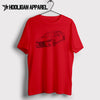 Lexus LS500 F Sport 2018 Inspired Car Art Men’s T-Shirt