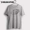 McLaren P1 GTR 5 Road Legal 2015 Inspired Car Art Men’s T-Shirt