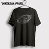 McLaren P1 GTR 5 Road Legal 2015 Inspired Car Art Men’s T-Shirt