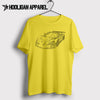 McLaren P1 GTR 5 Road Legal 2015 Inspired Car Art Men’s T-Shirt