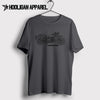 Moto Guzzi Falcone 1950 Premium Motorcycle Art Men’s T-Shirt