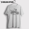 Moto Guzzi V85d 2018 Premium Motorcycle Art Men’s T-Shirt