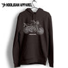 Moto Guzzi V85d 2018 Premium Motorcycle Art Men’s Hoodie
