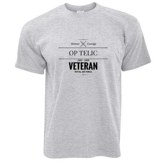 Op TELIC Veteran T-Shirt - Royal Air Force-Military Covers
