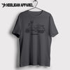 Peugeot Dango Evasion Pistachio Inspired Moped Art Men’s T-Shirt