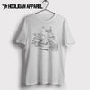 Peugeot Django Heritage 125cc Inspired Moped Art Men’s T-Shirt