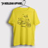 Peugeot Django Heritage 125cc Inspired Moped Art Men’s T-Shirt