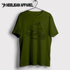 Peugeot Django Heritage 125cc Inspired Moped Art Men’s T-Shirt