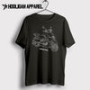 Peugeot Django Heritage 125cc Inspired Moped Art Men’s T-Shirt
