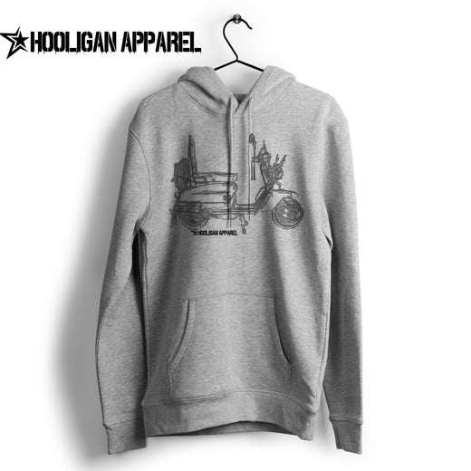 Quadrophenia Lambretta 1 Inspired Moped Art Men’s Hoodie