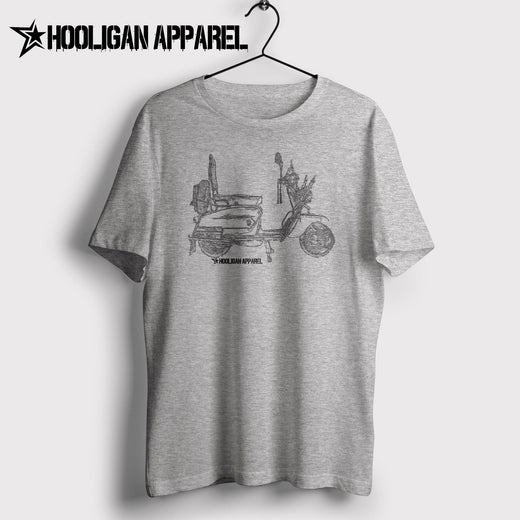 Quadrophenia Lambretta 1 Inspired Moped Art Men’s T-Shirt